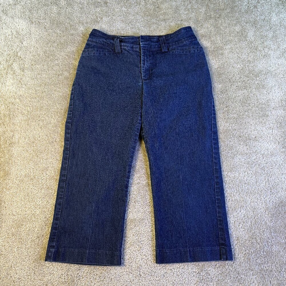 Lee Womens Natural Fit Capri Jeans Size 6 Medium Just Below Waist F347